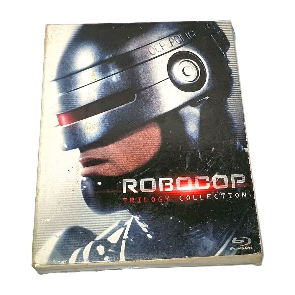 Robocop Trilogy Blu-ray 3 Disc Set Deleted Scenes Commentary Bundle Lot